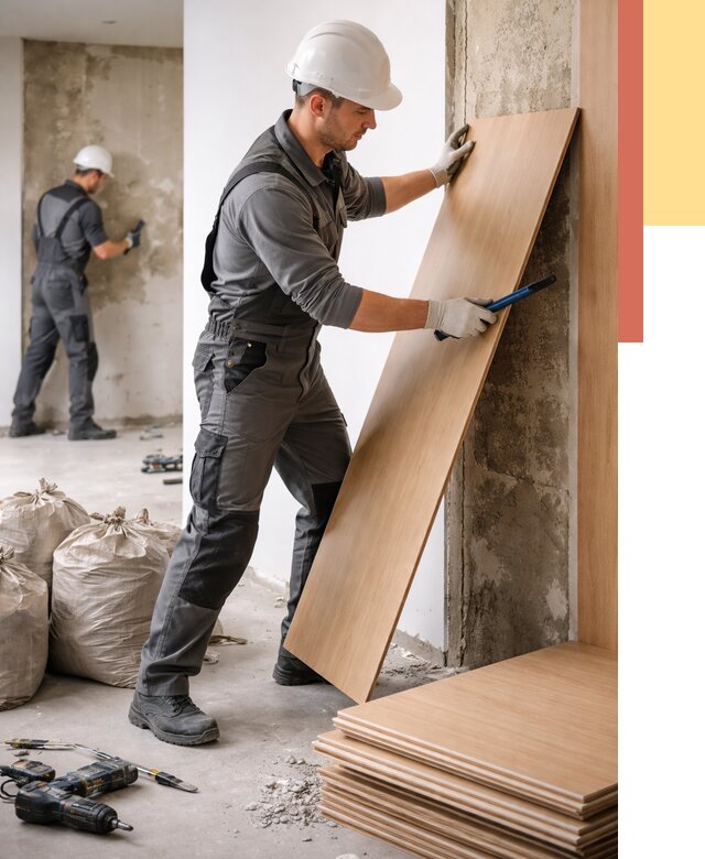 Демонтаж стеновых панелей в Карталах от 3651 руб. за м² быстро и недорого | ОТДЕЛОЧНИК-Крт