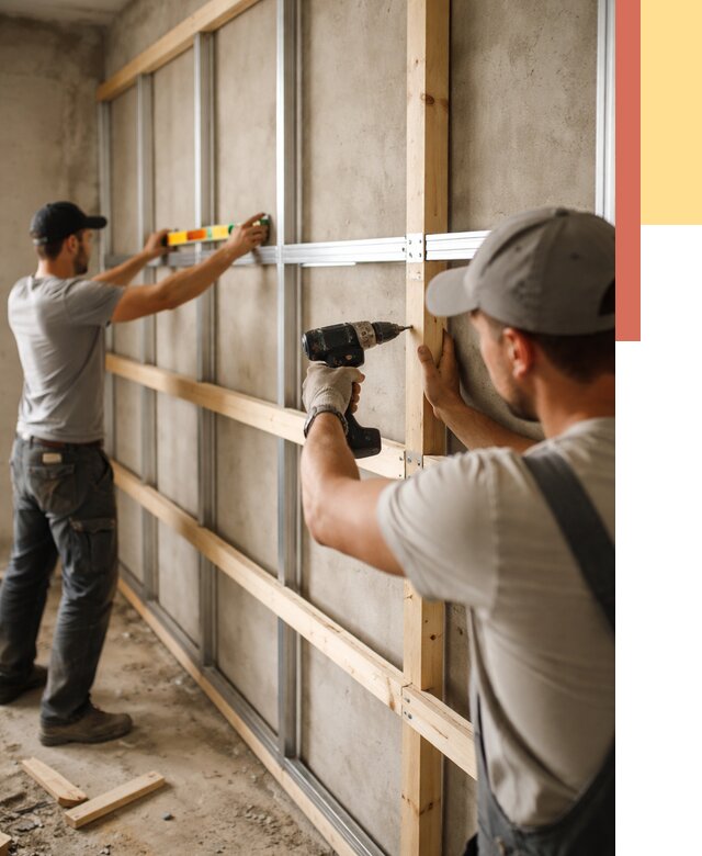 Устройство обрешетки под панели в Карталах от 2191 руб. — монтаж под ключ | ОТДЕЛОЧНИК-Крт