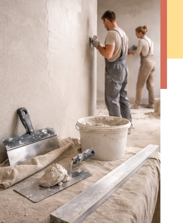 Штукатурка стен гипсовая в Карталах от 4694 руб/м2 — быстро и недорого | ОТДЕЛОЧНИК-Крт