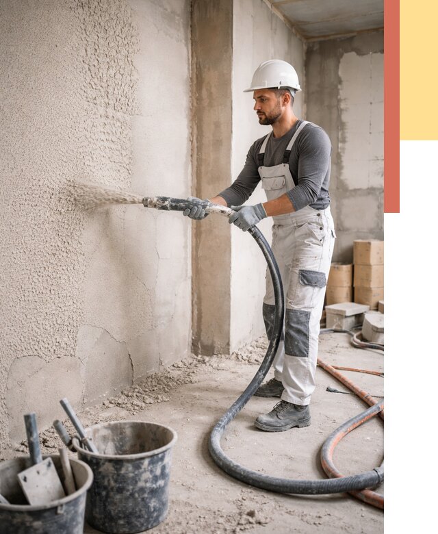 Машинная штукатурка стен в Карталах под ключ от 6780 руб./м2 | ОТДЕЛОЧНИК-Крт