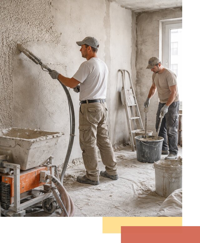 Машинная штукатурка стен в Карталах — быстро и качественно