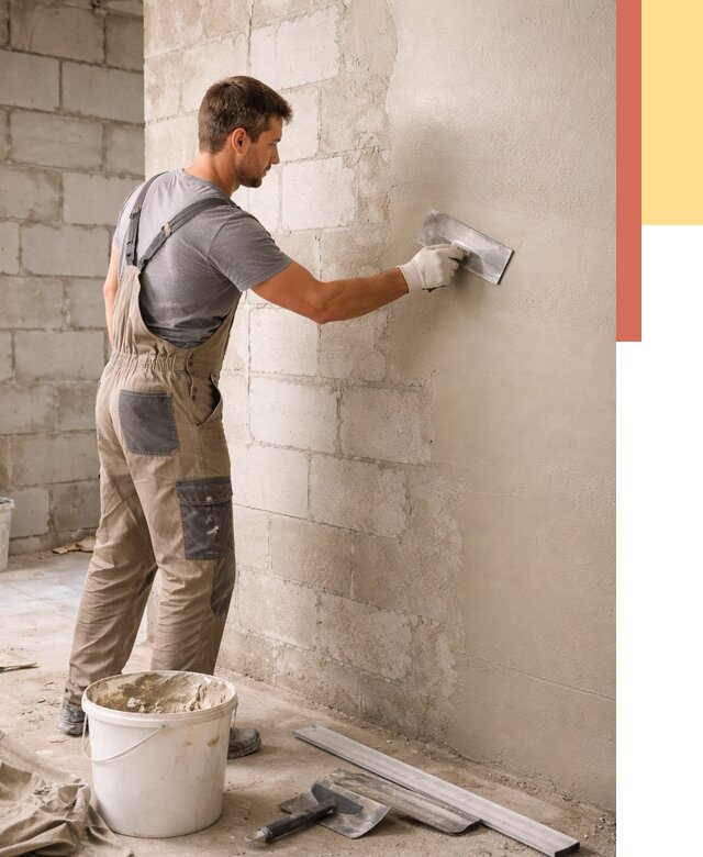 Штукатурка стен из газобетона в Карталах от 2191 руб./м2 — быстро и недорого | ОТДЕЛОЧНИК-Крт