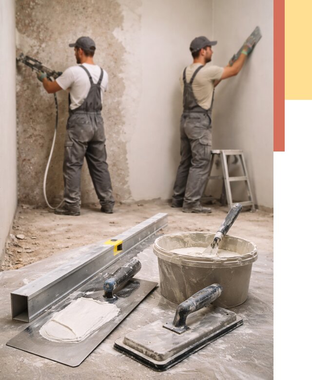 Штукатурка стен под обои в Карталах от 4694 руб./м2 — выравнивание под обои | ОТДЕЛОЧНИК-Крт