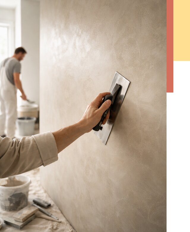 Венецианская штукатурка в Карталах от 3651 руб/м² — нанесение стен под ключ | ОТДЕЛОЧНИК-Крт