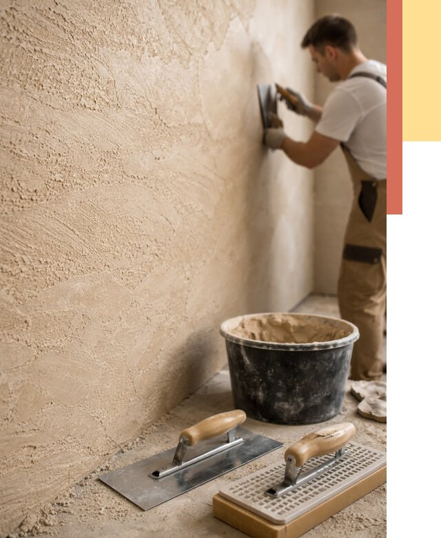 Декоративная штукатурка травертин в Карталах от 1878 руб/м2 — качественно и недорого | ОТДЕЛОЧНИК-Крт