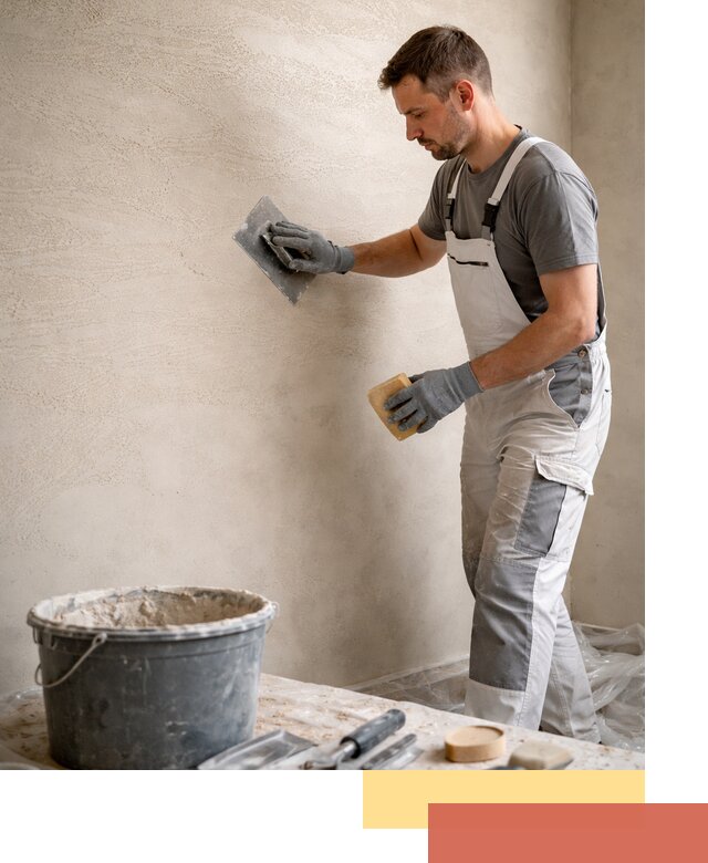 Декоративная штукатурка травертин в Карталах для стен и потолков