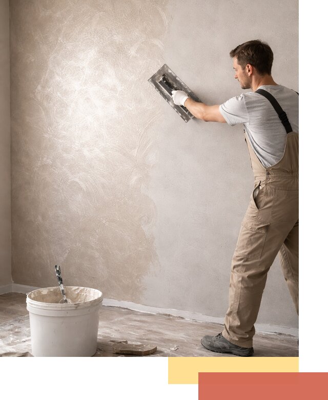 Декоративная штукатурка «Мокрый шелк» под ключ в Карталах