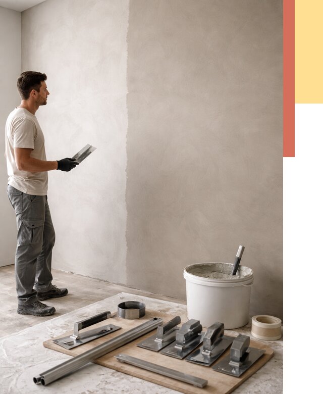 Нанесение микроцемента на стены в Карталах от 3338 руб./м2 под ключ | ОТДЕЛОЧНИК-Крт