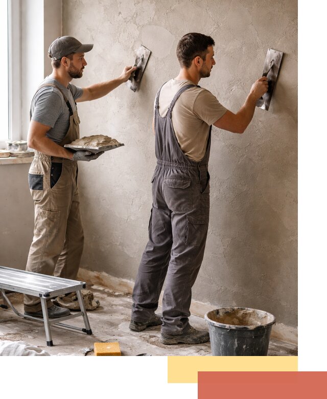 Ремонт декоративной штукатурки и восстановление фактуры в Карталах