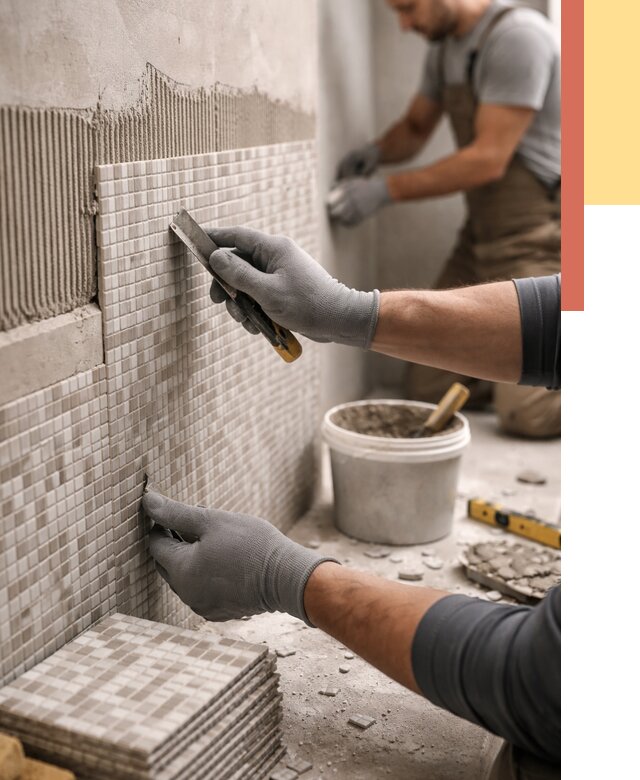 Облицовка стен мозаикой в Карталах от 3338 руб/м2 — укладка мозаики на стены | ОТДЕЛОЧНИК-Крт