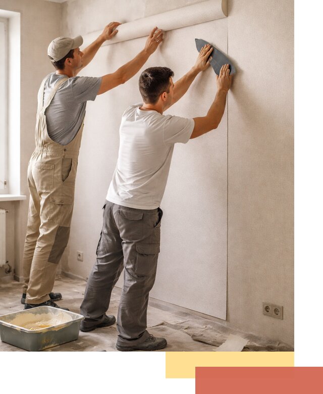 Поклейка виниловых обоев в Карталах профессионально и качественно