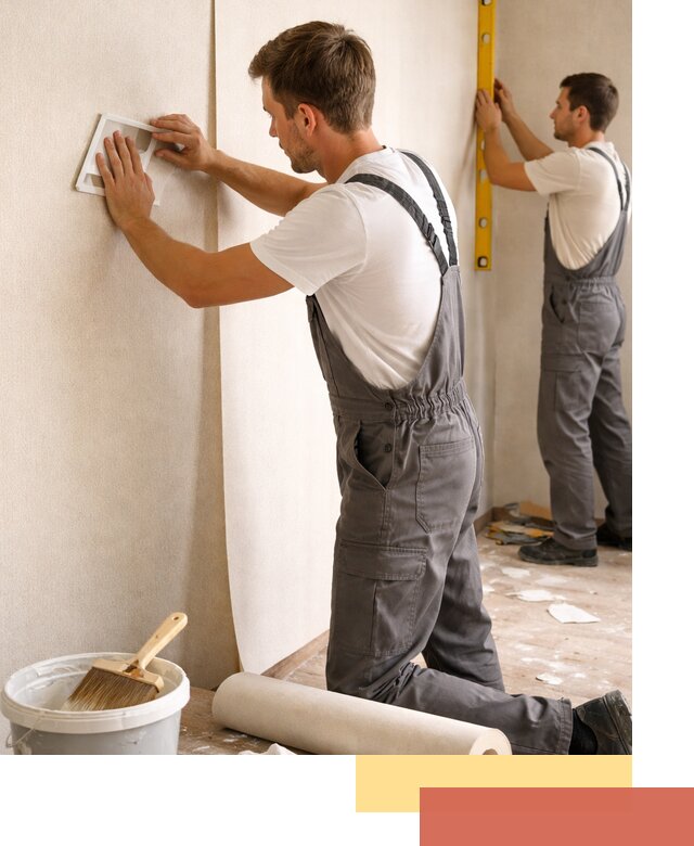 Поклейка бумажных обоев в Карталах качественно и недорого