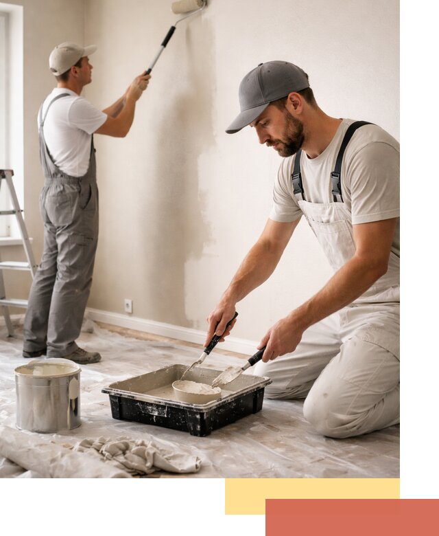 Покраска стен в квартире в Карталах — профессионально и аккуратно