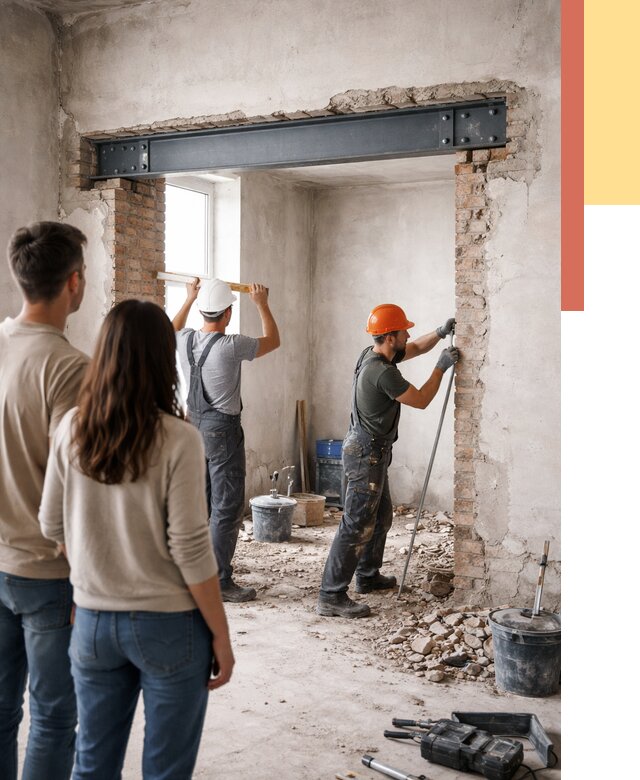 Усиление проема в стене в Карталах от 9909 руб. — усиление дверного проема металлоконструкцией | ОТДЕЛОЧНИК-Крт