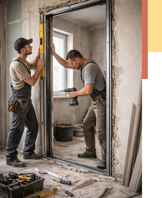 Закладка дверного проема в Карталах от 3651 руб. — быстро и недорого | ОТДЕЛОЧНИК-Крт