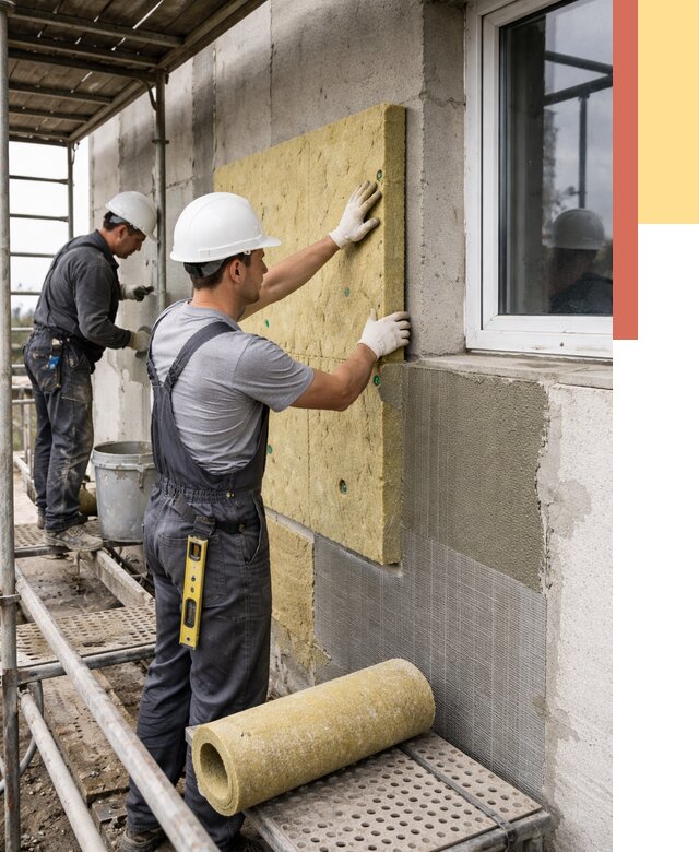 Утепление стен в Карталах от 4485 руб. под ключ — быстро и недорого | ОТДЕЛОЧНИК-Крт