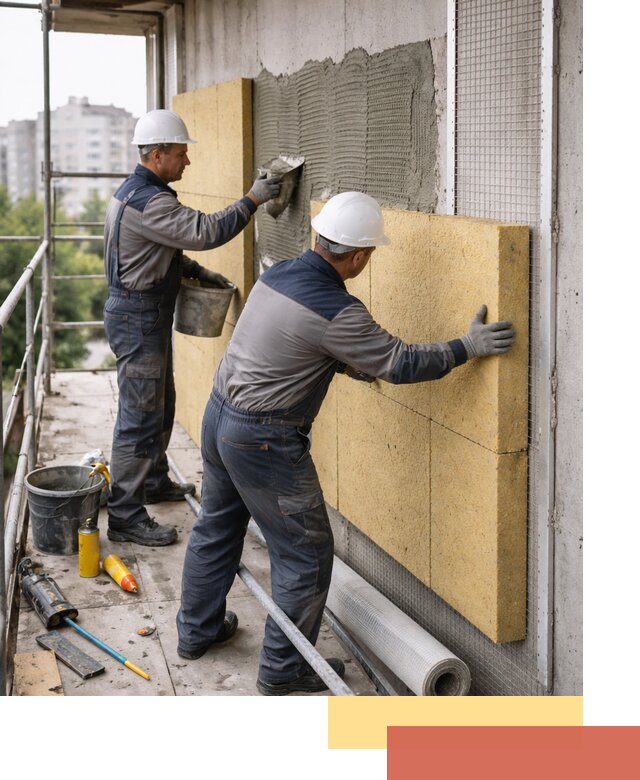 Утепление стен зданий и домов в Карталах качественно и надежно