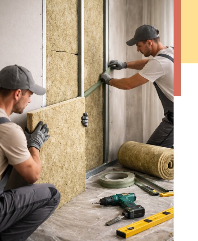 Шумоизоляция стен в Карталах под ключ от 1930 руб. | ОТДЕЛОЧНИК-Крт