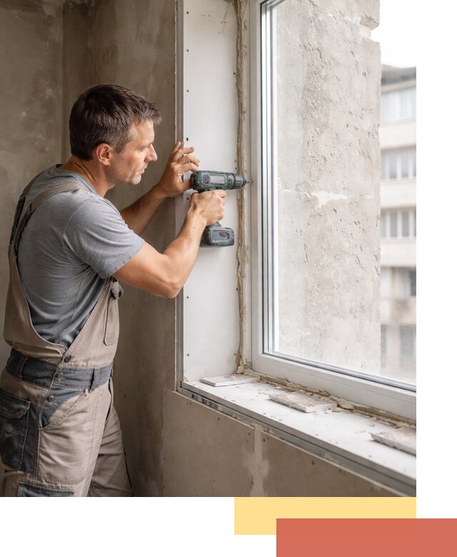 Монтаж гипсокартонных откосов в Карталах под ключ