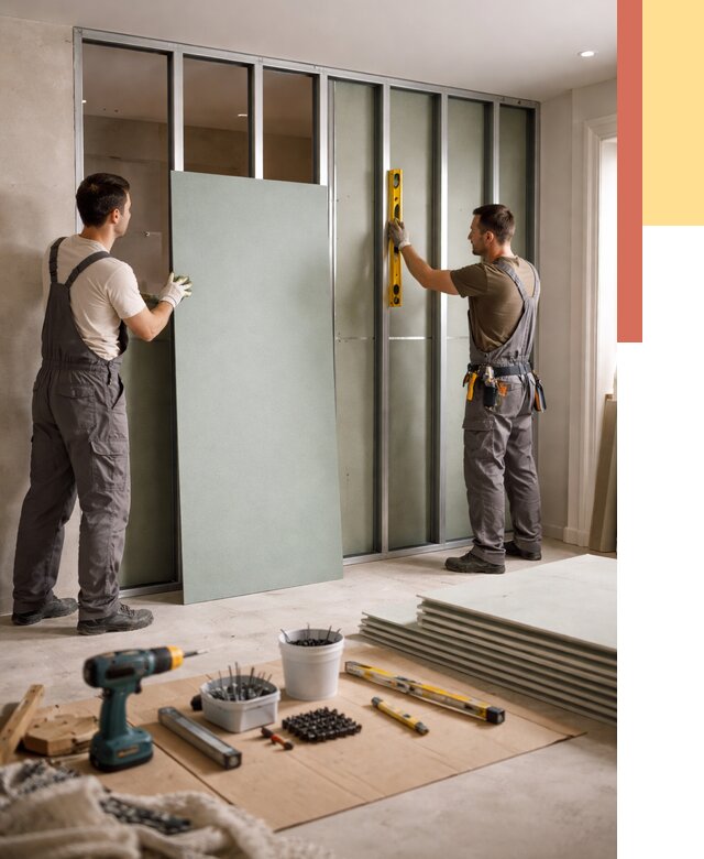 Перегородка из влагостойкого гипсокартона в Карталах от 5007 руб. — монтаж под ключ | ОТДЕЛОЧНИК-Крт