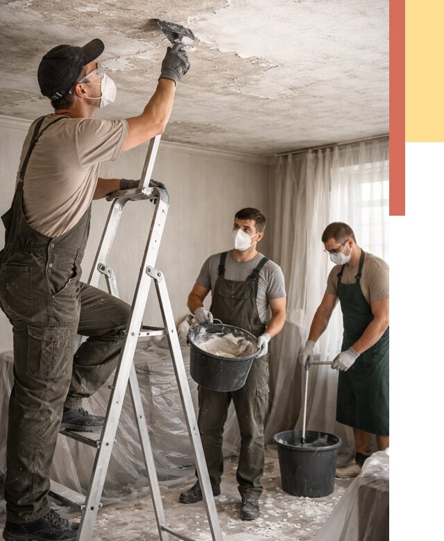 Удаление побелки с потолка в Карталах от 2608 руб. быстро и недорого | ОТДЕЛОЧНИК-Крт