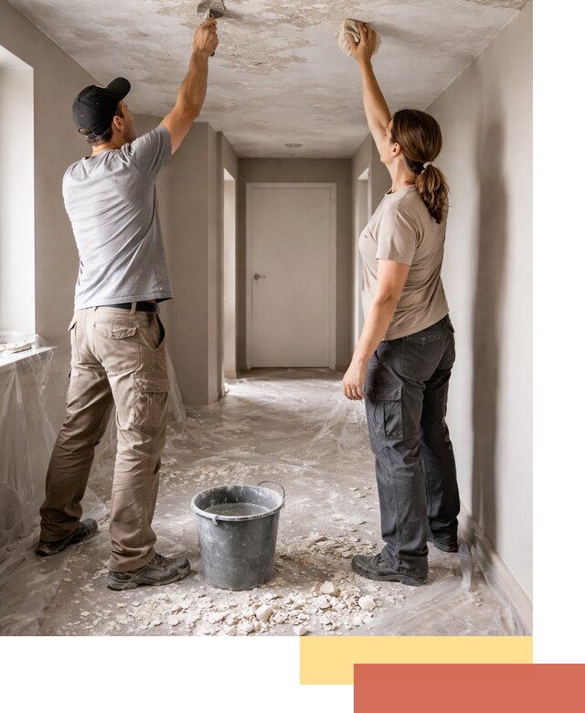 Удаление побелки с потолка в Карталах — быстро и аккуратно