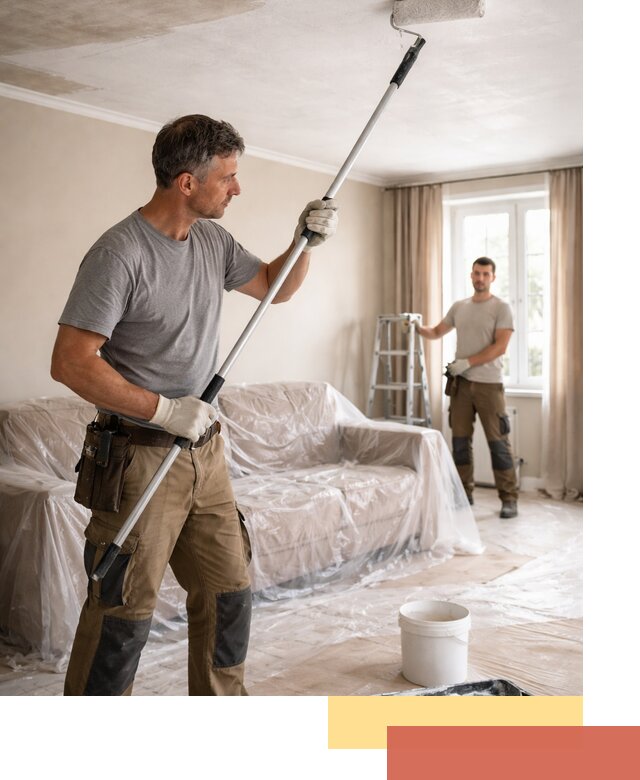 Грунтовка потолка в Карталах — подготовка под покраску и отделку