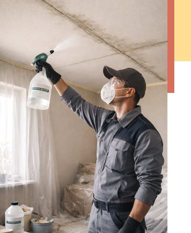 Антисептическая обработка потолка в Карталах от 2608 руб. | ОТДЕЛОЧНИК-Крт