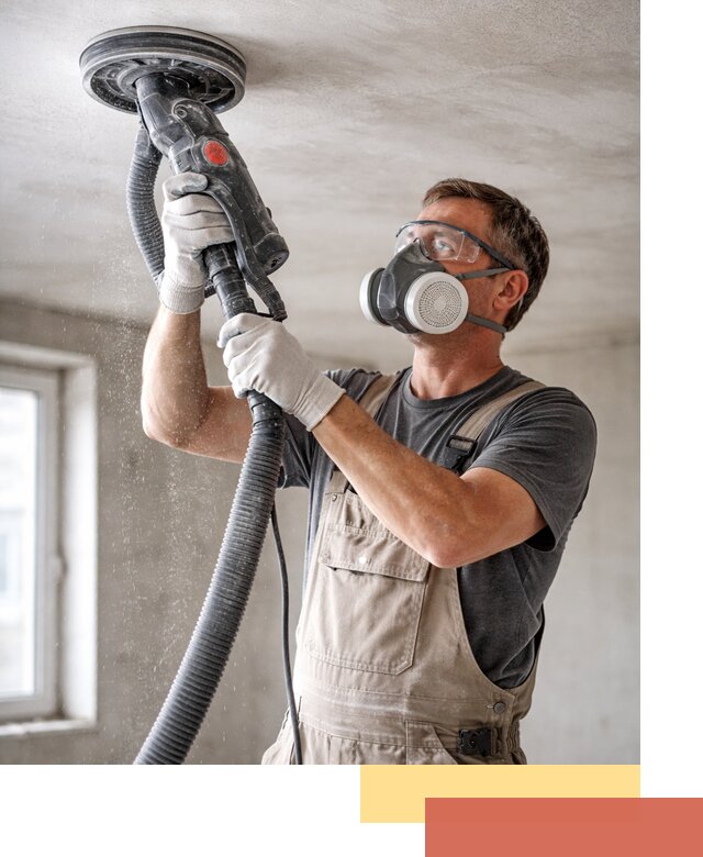 Шлифовка потолка в Карталах — качественная подготовка под отделку