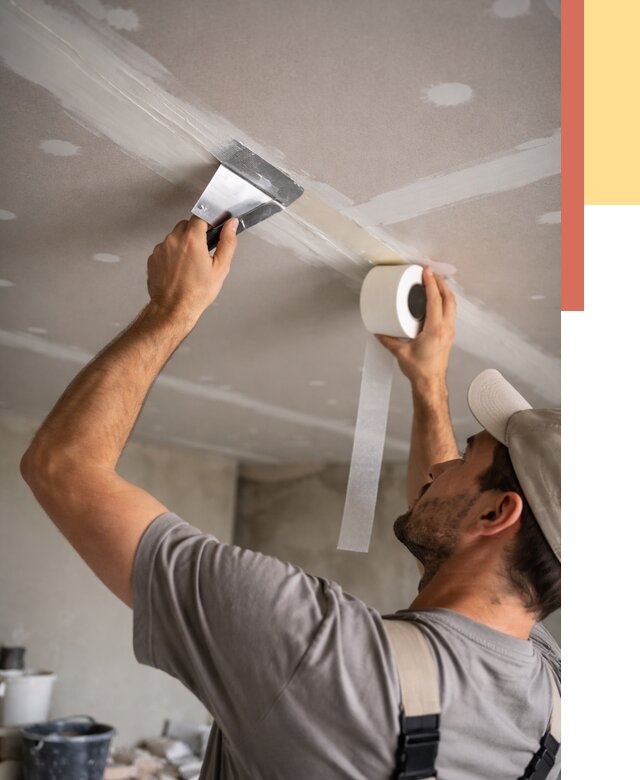 Обработка швов потолка ГКЛ в Карталах от 7823 руб. под ключ | ОТДЕЛОЧНИК-Крт