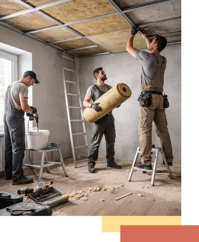 Шумоизоляция потолка в Карталах: профессиональный монтаж и отделка